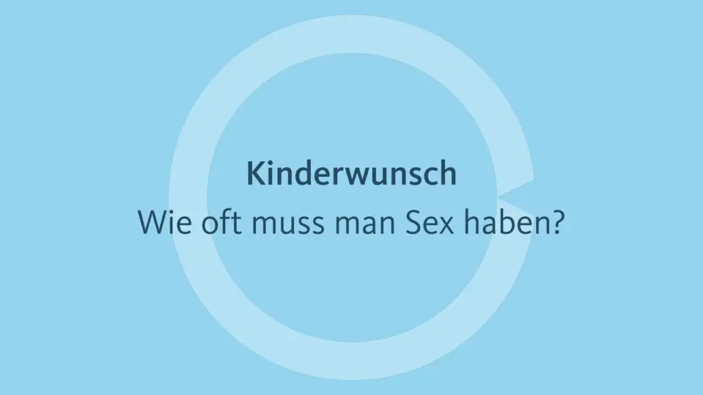 wie oft sex